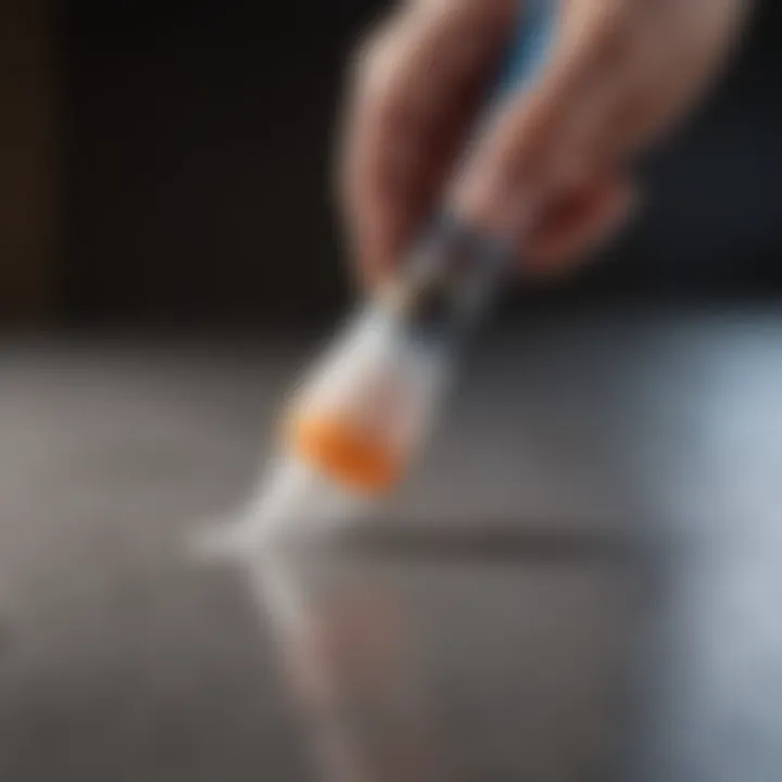 Precision nozzle adhesive caulk