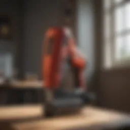 Precision staple gun in action