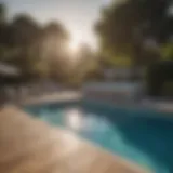 Pristine Above-Ground Pool with Bestway Cleaning Kit