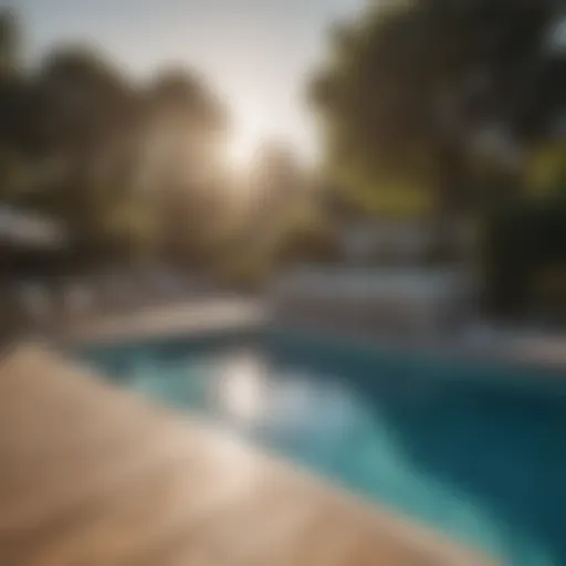 Pristine Above-Ground Pool with Bestway Cleaning Kit