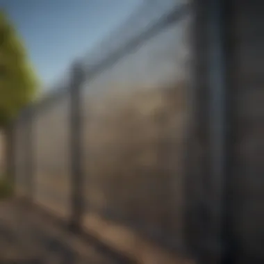 Elevated Chain Link Fence for Maximum Protection Privacy and Security Enhancing Fence