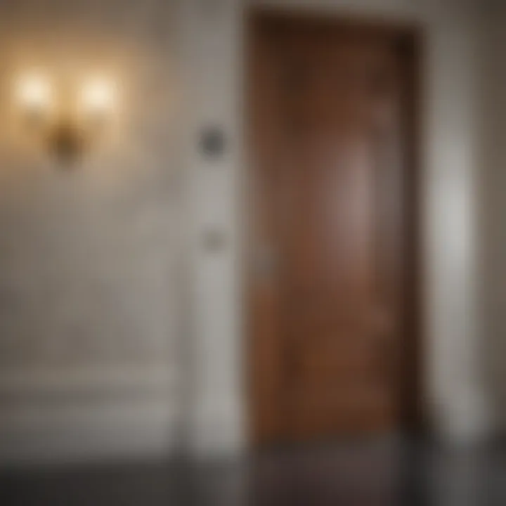 Professional door sealant application for energy efficiency