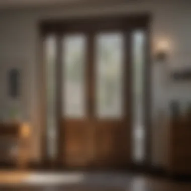 Expert Installation Process Professional installation of a 28-inch wood screen door