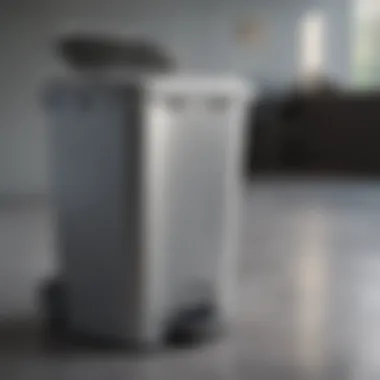 Enhancing Cleanliness Through Secure Lid Feature A clean environment with the help of a trash can with lid