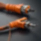 Illustration of proper extension cord coiling