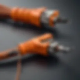 Illustration of proper extension cord coiling