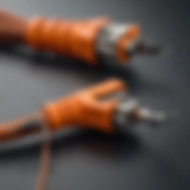 Illustration of proper extension cord coiling