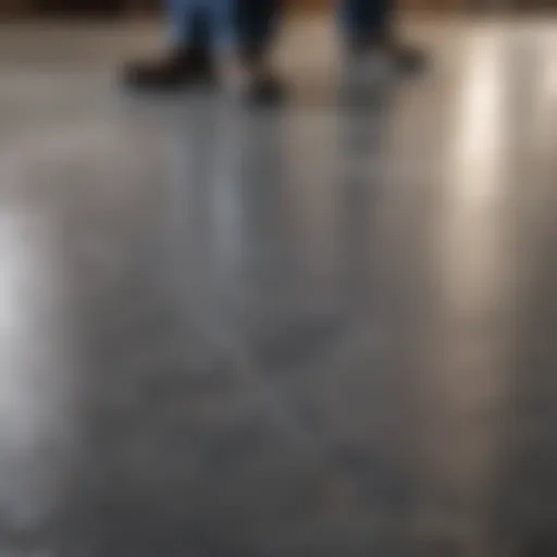 Protective Floor Covering in Use