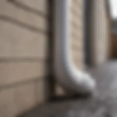 Versatile PVC Downspout Highlighting Innovation and Functionality Innovative PVC downspout illustrating versatility and functionality