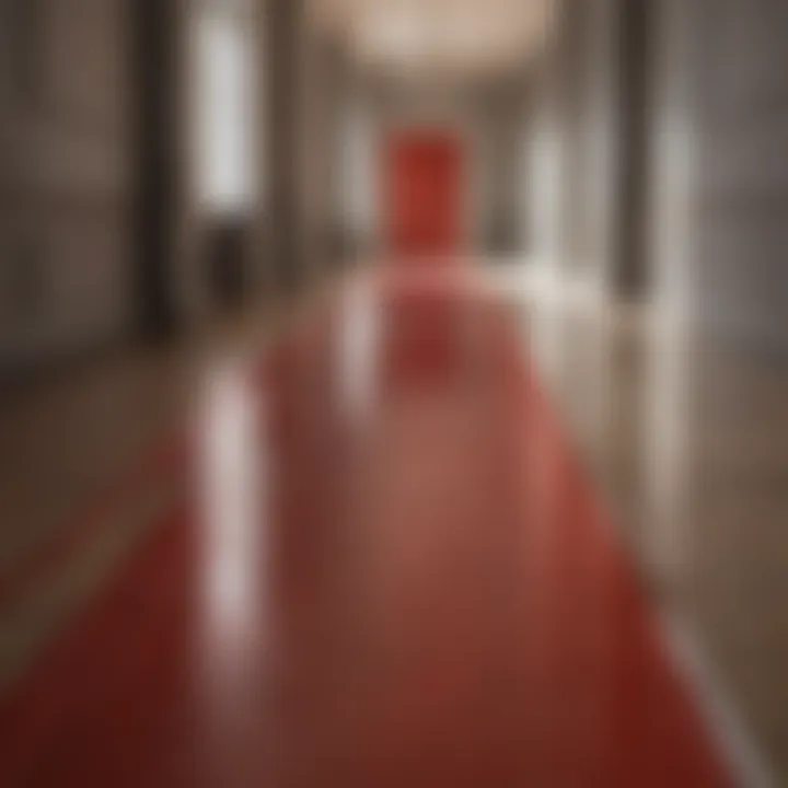 Modern Red Chalk Line Concept