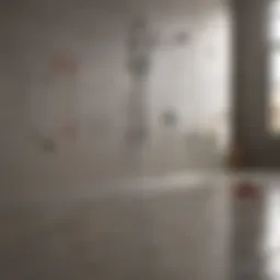 RedGard shower waterproofing being applied on tiles