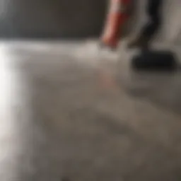 Concrete surface cleaning techniques