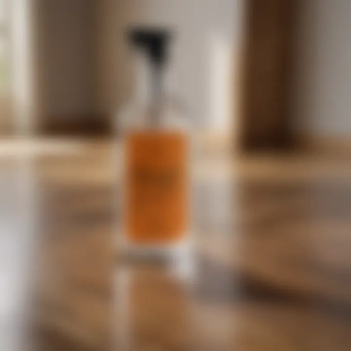 Eco-friendly hardwood floor cleaner