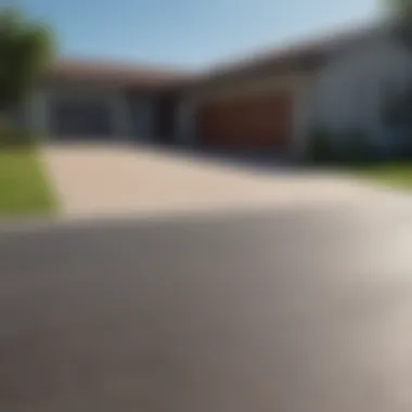 Transformation: Before and After Repairs Before and after comparison of a repaired concrete driveway