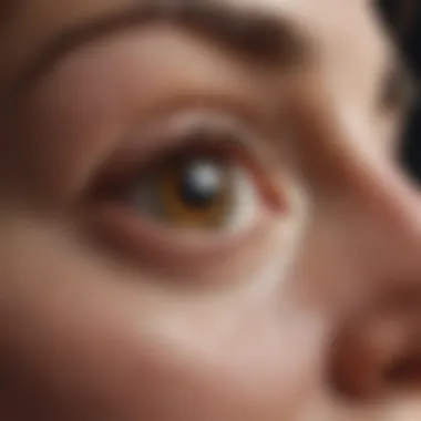 Detailed Tear in Screen A close-up of a screen with a small tear