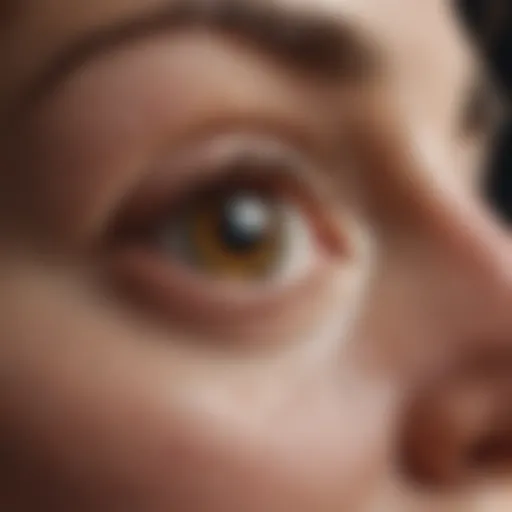 Detailed Tear in Screen A close-up of a screen with a small tear