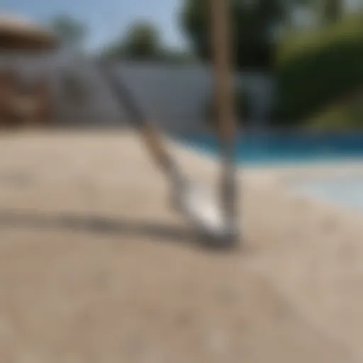 Specialized Tools for Repairing Torn Pool Liner Repairing torn pool liner with specialized tools