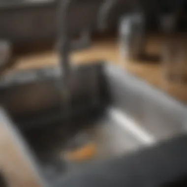 Illustration showcasing the final testing phase of the new garbage disposal
