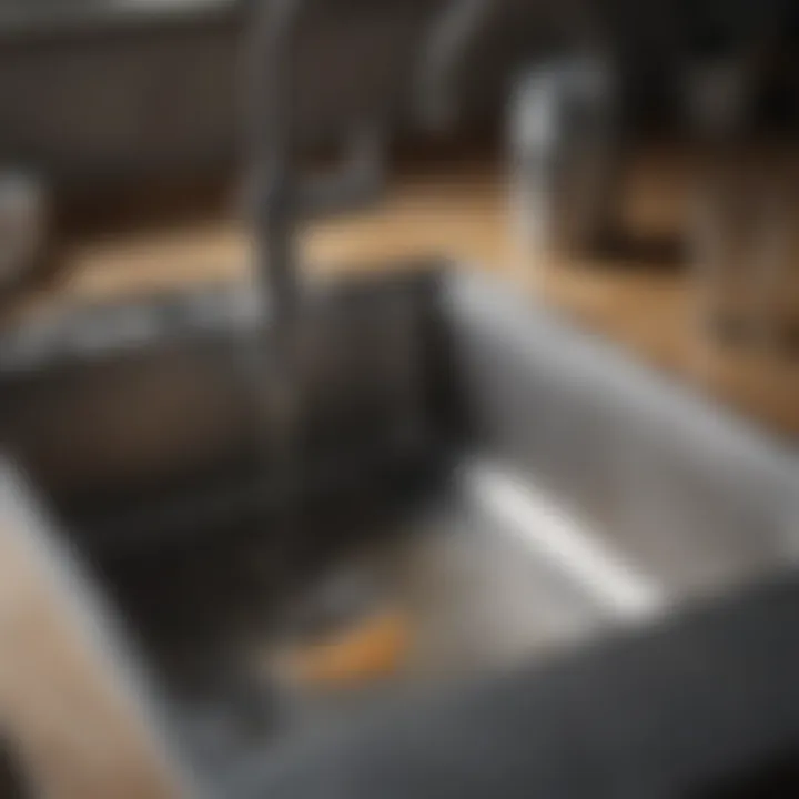 Illustration showcasing the final testing phase of the new garbage disposal