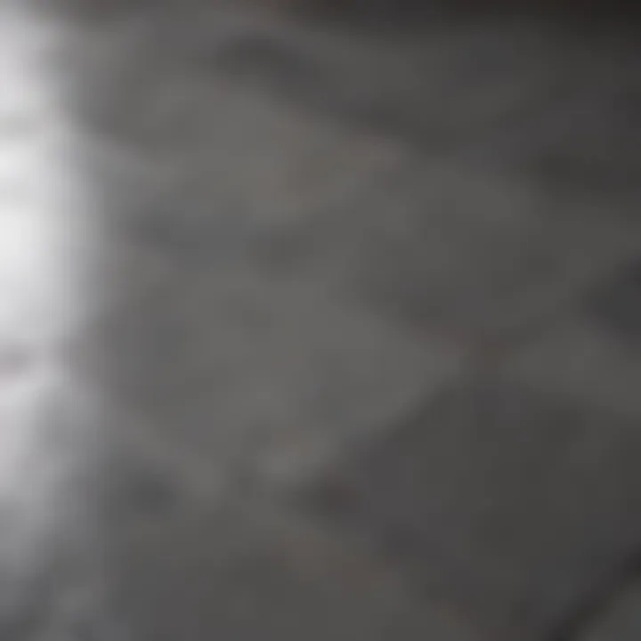 Close-up of Gray Stick on Tiled Surface