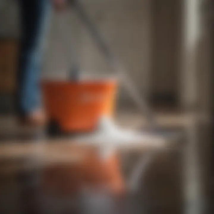 Efficient Cleaning with Spin Mop