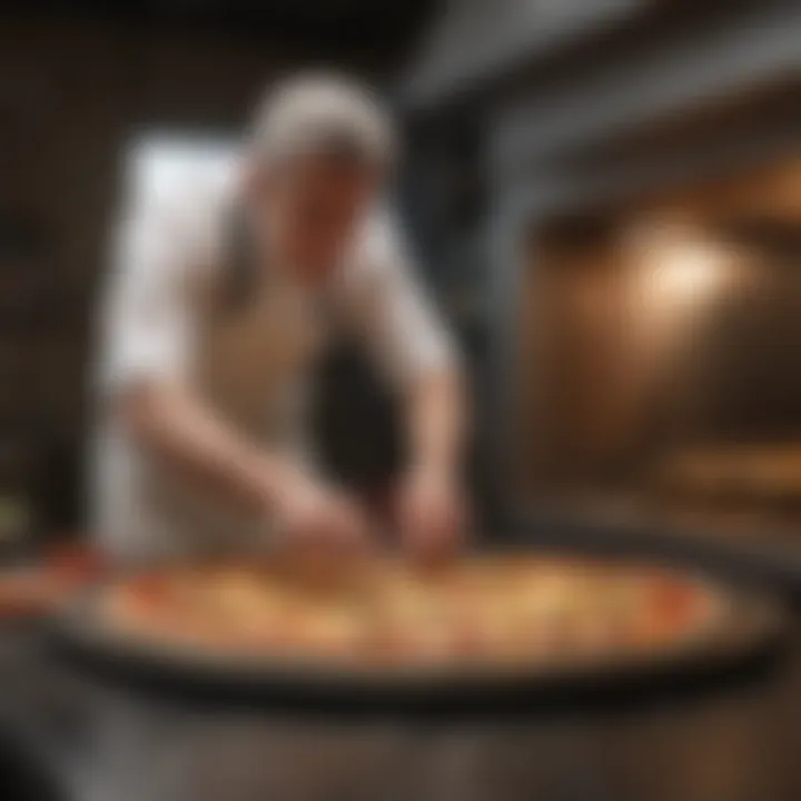 Precision in pizza baking process