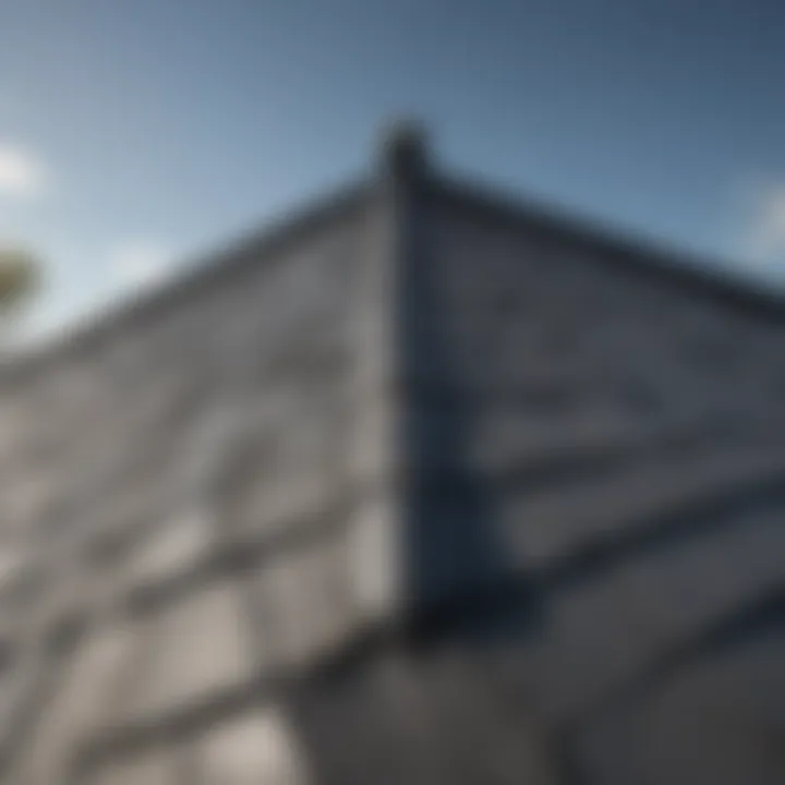 Roof maintenance with black roof cement
