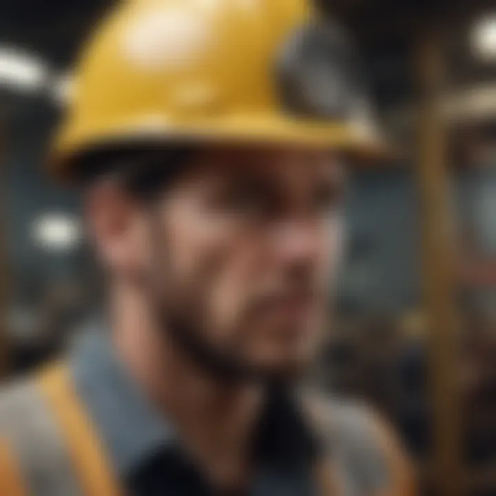 Roughneck Lid in Industrial Setting Roughneck lid in industrial setting