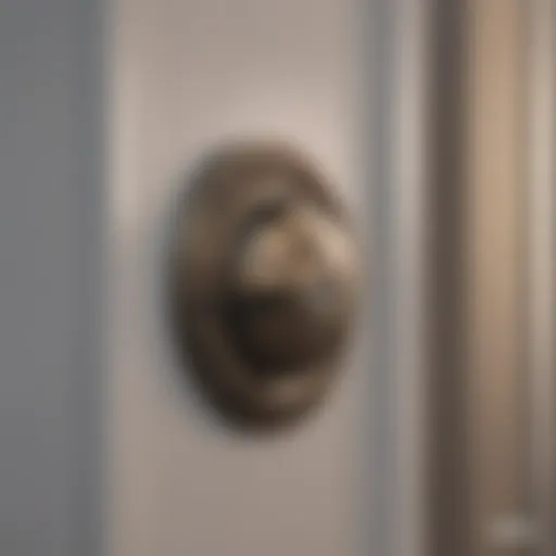 Enhanced Security with Round Strike Plate Secure Round Strike Plate for Residential Door