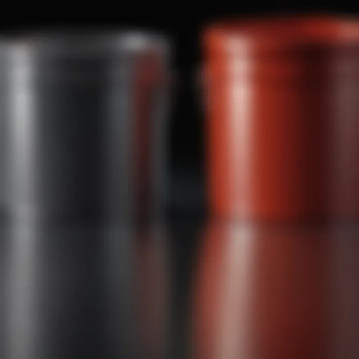 Comparison of Rubber Paint and Traditional Coatings A side-by-side comparison of rubber paint and traditional coatings on various surfaces