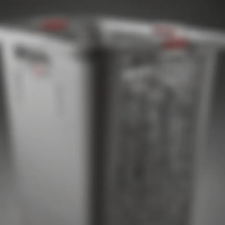 Close-up of the material used in Rubbermaid Flex Laundry Basket