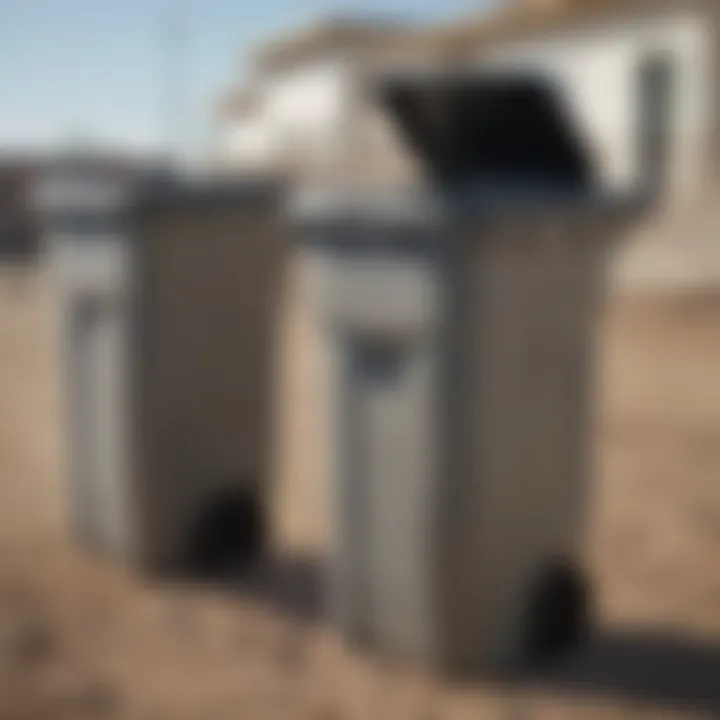Durable construction of Rubbermaid Roughneck garbage can