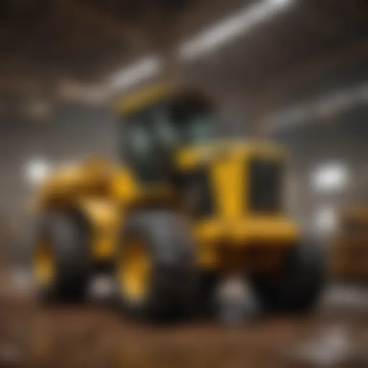 Agricultural Equipment Coated in Rust-Oleum Caterpillar Yellow