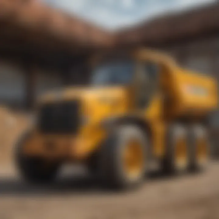 Construction Site Application of Rust-Oleum Caterpillar Yellow