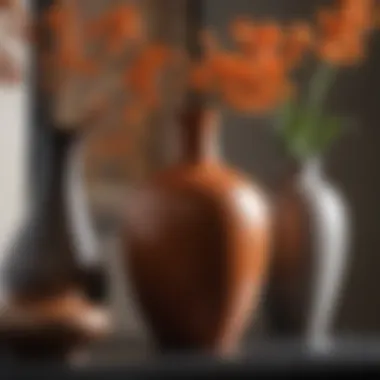 Rust-Oleum Chalked Top Coat on Ceramic Vase