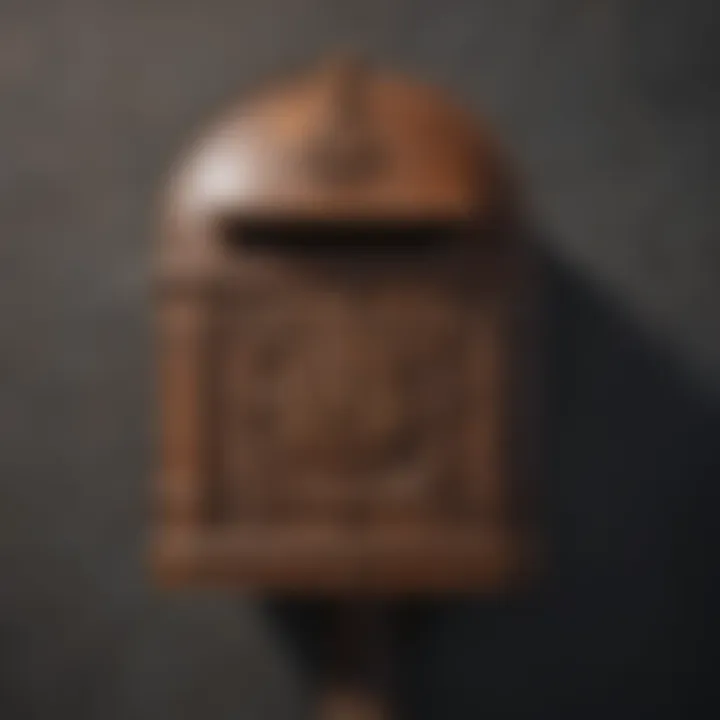 Vintage-Inspired Rust-Proof Mailbox with Ornate Details