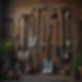 Rustic Yard Tool Collection