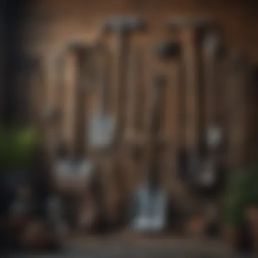 Rustic Yard Tool Collection