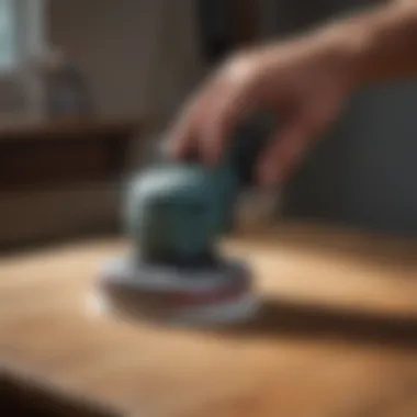Sander Care and Maintenance With Cleaning Stick Maintenance of sander with cleaning stick