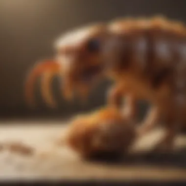 Graphic showing the effects of scorpion bites on pets