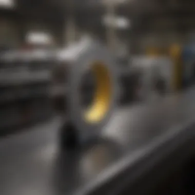 Industrial Use of Scotch Mount Double Sided Tape Scotch Mount double sided tape being used in an industrial setting