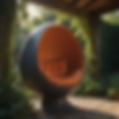 Sculptural Form Garden Egg Chair Sculptural Form Garden Egg Chair