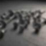 Close-up of various drywall screws