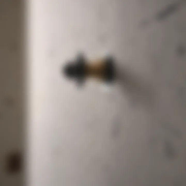 Installation of screws into drywall