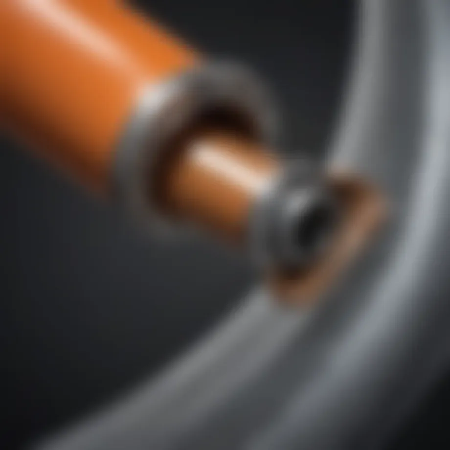 Illustration of Sharkbite fitting attached to polybutylene pipe