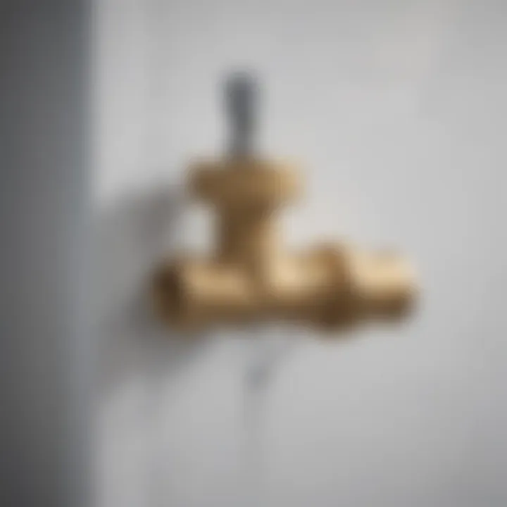 Long-Term Solution: Installing a Secure Water Line Valve Newly installed secure water line valve for refrigerator