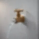 Consequences of a Sharkbite Incident on Refrigerator Water Line Valve Water dripping from damaged refrigerator water line valve