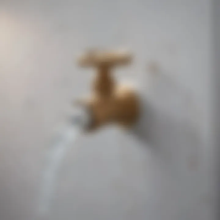 Consequences of a Sharkbite Incident on Refrigerator Water Line Valve Water dripping from damaged refrigerator water line valve