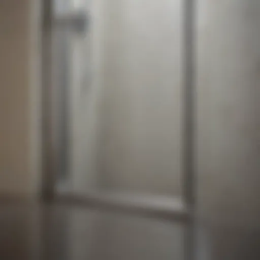 Enhance shower door functionality with proper bottom glide maintenance