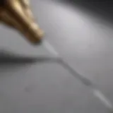 Close-up of Sikaflex Pro adhesive application